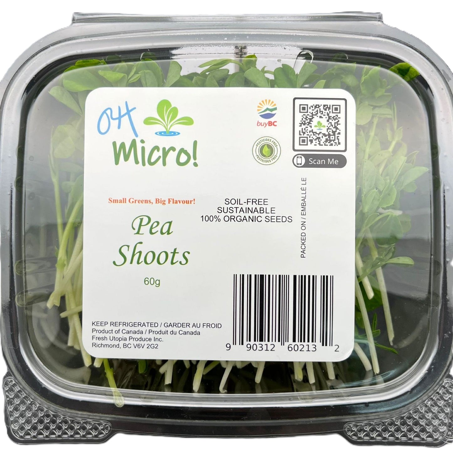 Pea Shoots (豌豆苗) - 60g
