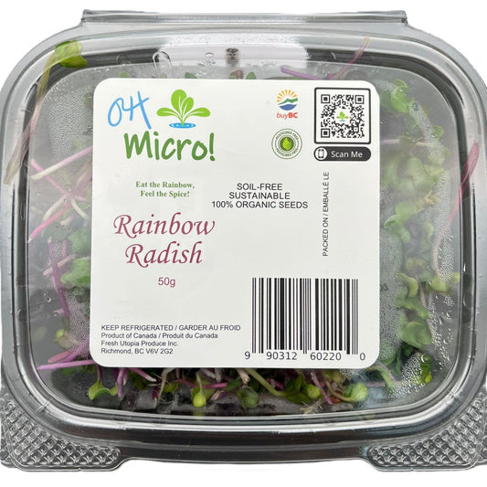 Rainbow Radish (彩虹萝卜苗) - 50g